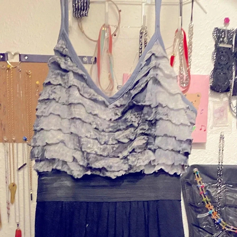 Maurice's Fun Ruffle Top Party Dress M